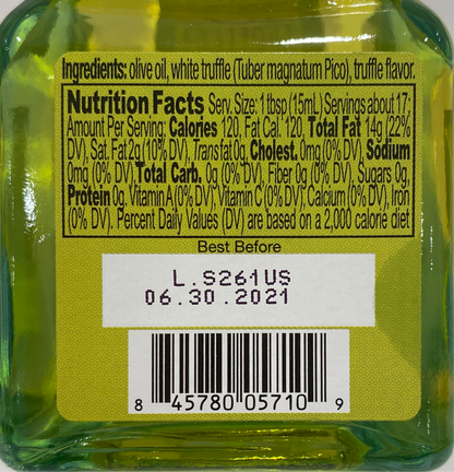 Urbani - White Truffle Olive Oil - 8.45 fl oz