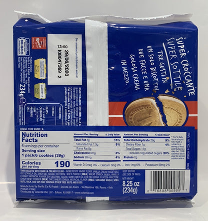 Ringo - Thin Vaniglia - 6 packs - 234g (8.25 oz)