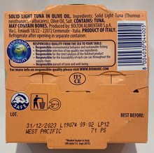 Rio Mare - Solid Light Tuna In Olive Oil -  160g (6oz)