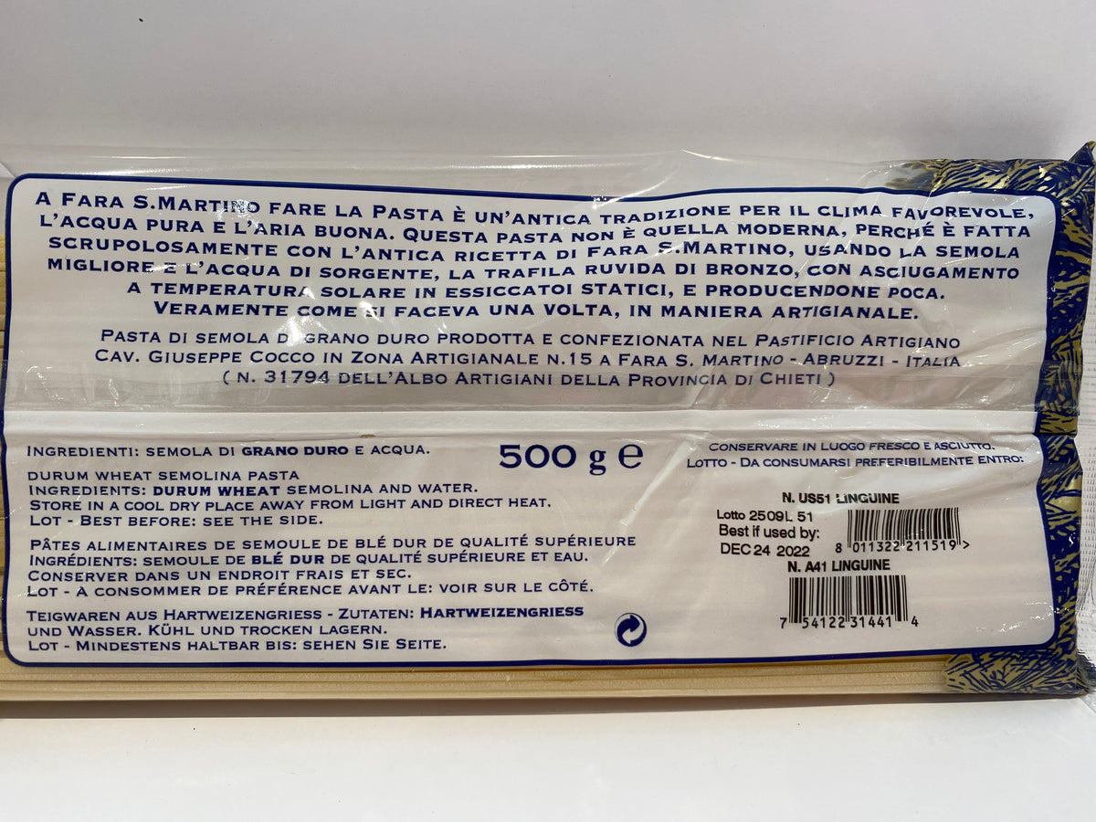 Giuseppe Cocco -  Linguine - 500g (17.6 oz)