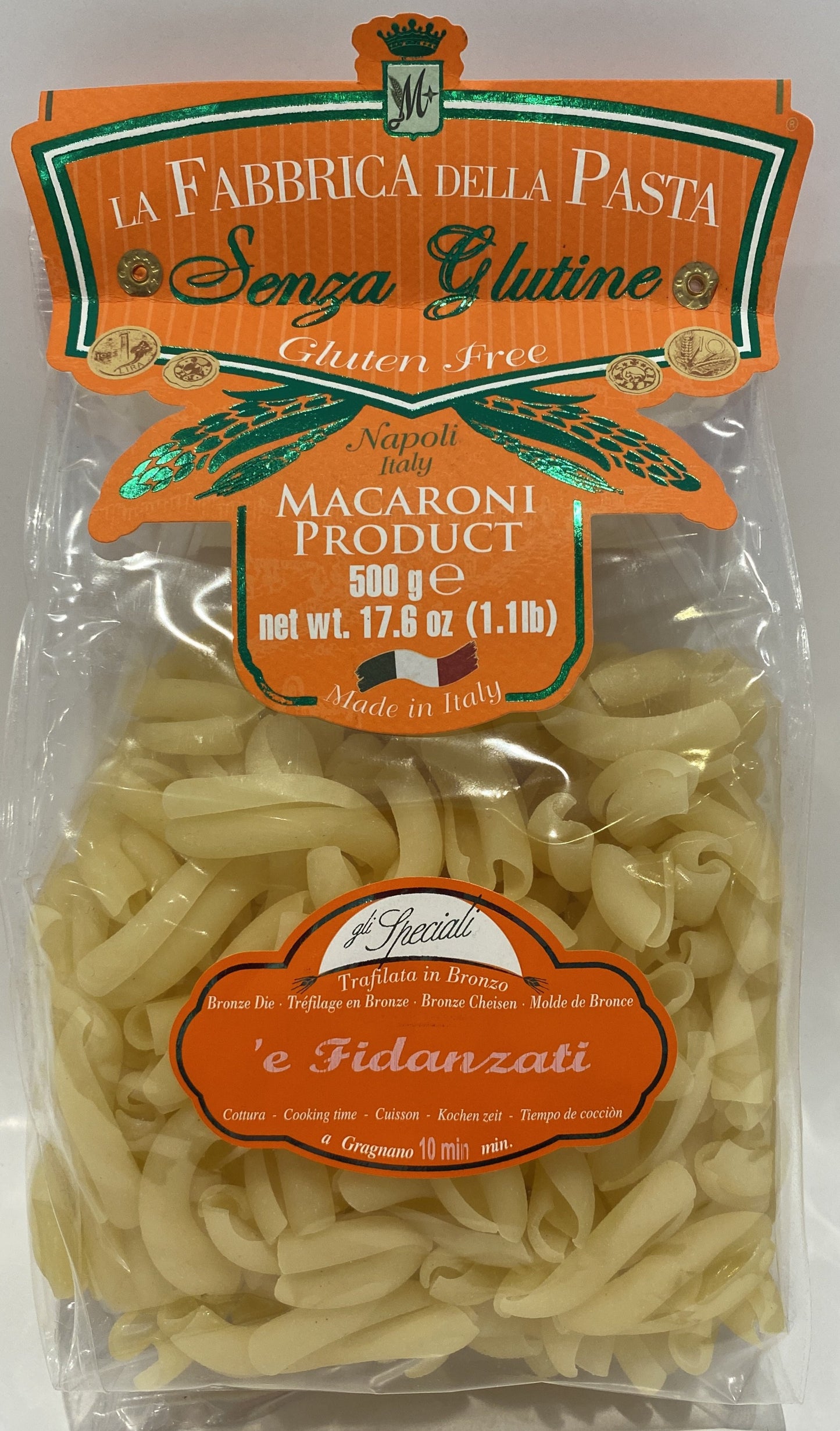 La Fabbrica Della Pasta Senza Glutine - `E Fidanzati Capresi (Gluten Free) -17.6 oz