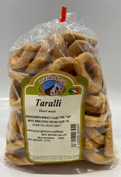 Il Tarallo Di Palo - Taralli Plain - 14 oz