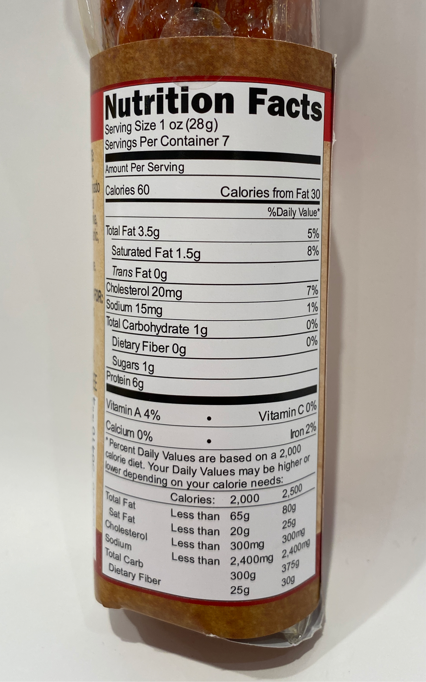 Licini - Uncured Hot Sopressata Salame - (Gluten Free) - 7 oz