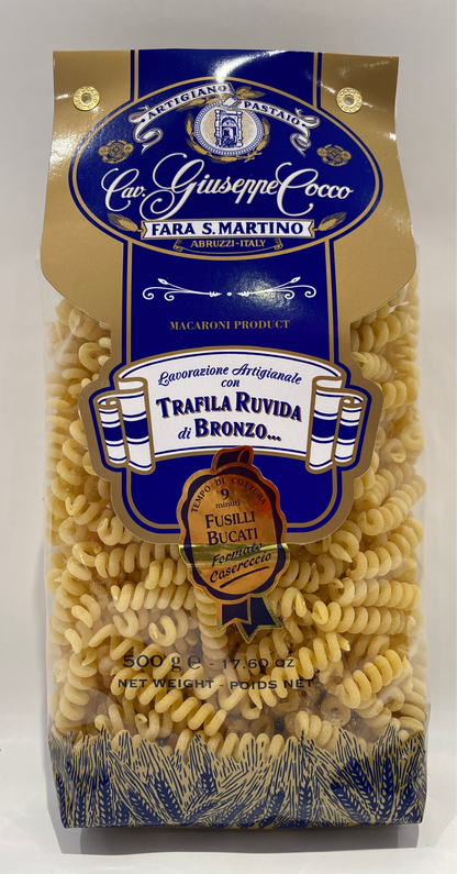 Giuseppe Cocco - Fusilli Bucati - 500g (17.6 oz)