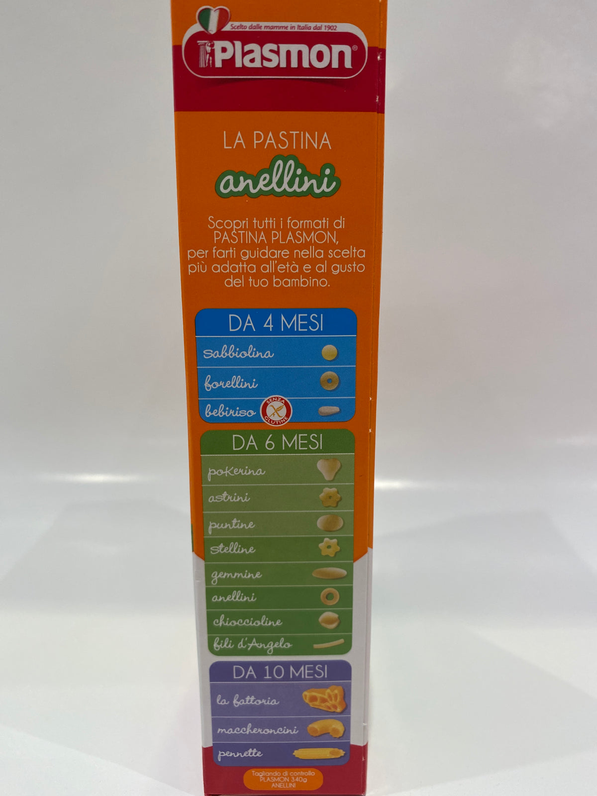 Plasmon - Pastina Anellini - 340 g
