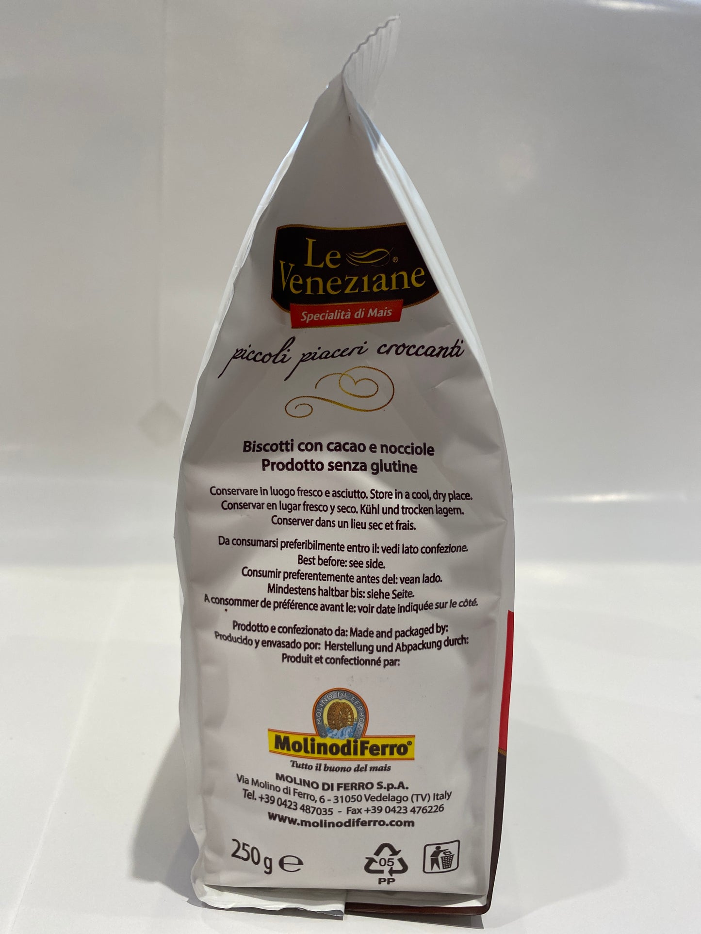 Le Veneziane -  Con Cacao e Nocciola - 8.8 oz