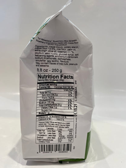 Le Veneziane - Grissini Con Rosemary - 8.8 oz