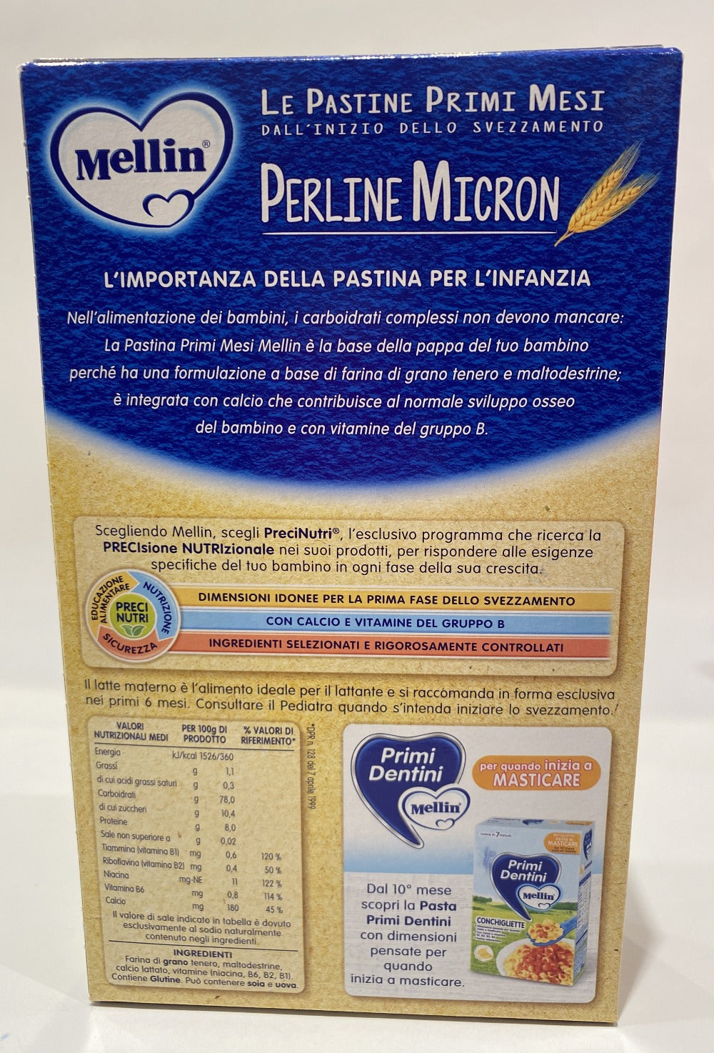 Mellin - Perline Micron Pastina - 320g
