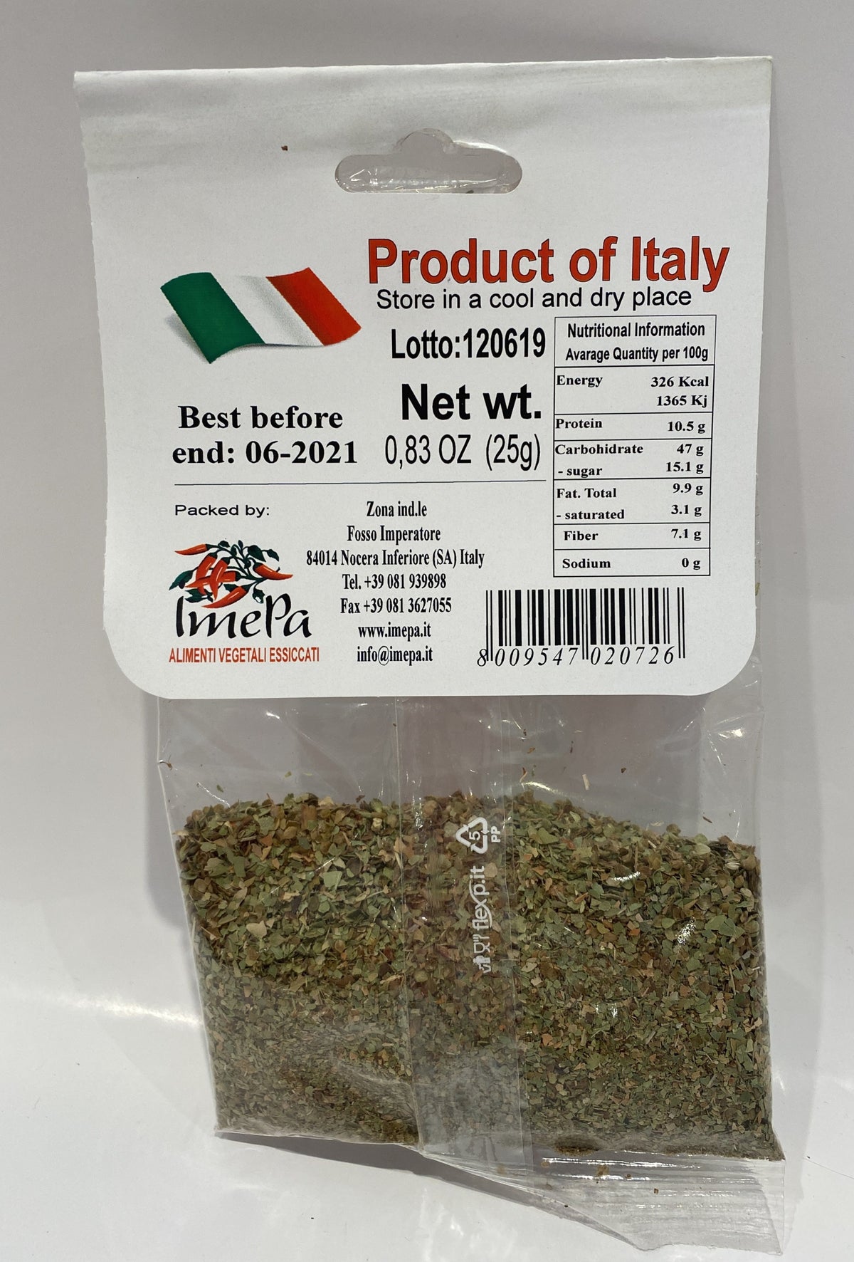 Marinella - Dried Oregano - 25g (0,9 oz)
