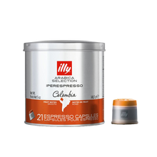 illy iperEspresso Capsules - Colombia Capsule - 18 Capsules.