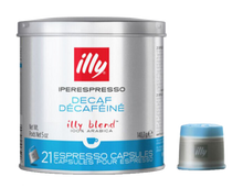 illy iperEspresso Capsules - Decaf Capsule - 18 Capsules (Blue)
